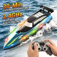 RC Battery Boat Ship 2.4Ghz High-Speed Remote Control Racing Ship Water Speed Boat Child Model Kids Boys Outdoor Pool Toys Gifts