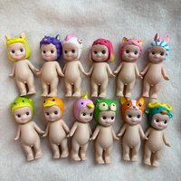 Sonny angel Mini Figure Animal Series Ver.3 Special color No box No bag Blind Box Duckbill Lop Ear Rabbit Hippop SAS65350