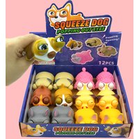 Creative Funny Eyeball Burst Squeeze Eye Toy Love sleeping dogs Pinch Toys Adult Kids Stress Relief Fidget Toy Doll Toy