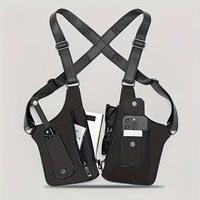 Adjustable faux leather shoulder bag with a hidden underarm strap, designed specifically to prevent pickpocketing