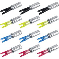 12/30pcs Archery Nock Anti-nail Nock Set Suitable for ID 6.2mm Shaft DIY Arrow Accessories