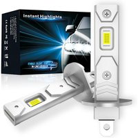 2Pcs LED H1 H7 H4 1:1 Car Headlight Bulb H3 80W 20000Lm White 6000K Mini For Auto Super Bright LED Fog Lights 12V 24V 4300K