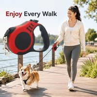 3M/5M Retractable Plastic Dog Leash Flexible Cat Traction Rope Belt with Non-Slip Handle Small Medium Dog Durable Pet Products