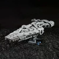 NEW 654PCS MOC Space Imperial Light Cruiser Midi Version Building Blocks Model Diy Creative Assembly Educational Toy Gift