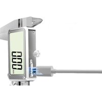 USB C Rechargeable Digital Vernier Caliper for Precise Industrial Measurements 0 01mm Accuracy with Stainless Steel Body