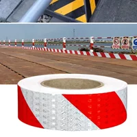 Shining Reflective Safety Warning Tape Self Adhesive Twill Printing Reflective Tape for Car Truck Trailer Width 5cm Length 300cm