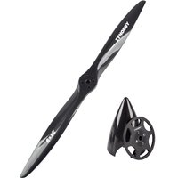 ZYHOBBY Carbon Fiber Propeller with Spinner 2-Blade RC Airplane Propeller Compatible with DLE55/DLE55RA/DLE60/DLE61 Engine