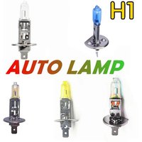 2 Pcs H1 55W series Car clear Quartz Halogen Bulb Rainbow Blue white yellow light Fog Lamp 12V Hi/lo light Automobile Headlamp