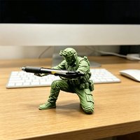 3D Printing Special Forces Pen Holder Office Stationery Organizer Rack Glasses Pencil Stand Creative School Desk Decoration Gift