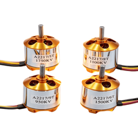 XXD2217 series 950KV, 1250KV, 1500KV, brushless motors are used for multi axis, fixed wing, and multi rotor aircraft