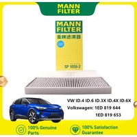 Filtre cabine 2 pièces Volkswagen 1ED819644 1ED819653, pour VW ID4 ID6 ID3X ID4X ID6X ID 4 MANN SP1059-2 = toxique K36005 + toxique 36005