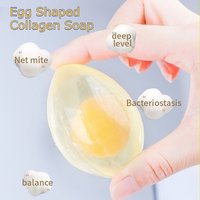 Collagen Egg Soap Handmade Private Care Soap Whole Body Whitening Moisturizing Cleanser Bar Intimate Wash