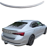 For Skoda Octavia Pro MK4 Spoiler 2020-2026 Sedan Car Styling Car Rear Cap Rear Boot Roof Lip Lid Roof Spoiler Bodylit Tuning