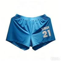 Men Fashionable Aro Pants Youth Ice Silk Ultra-thin Breathable Comfy Quick Dry Sports Shorts Casual Loose Elastic Home Sleepwear