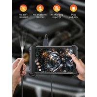 THINKCAR TES102 Endoscope Video Scope USB Video Camera, Inspection Camera for THINKSCAN 689BT MUCAR 892BT, MUCAR VO7S/VO8