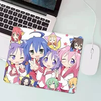 Lucky Star Konata Izumi Small Gaming Mouse Pad XS Mousepad Desktop Decoration Office Desk Mat Rug for PC Gamer Anti-slip Rubber