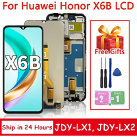 6.56"Inch For Huawei Honor X6b LCD JDY-LX1, JDY-LX2 Display Screen Touch Panel Digitizer For HonorX6b Display Frame