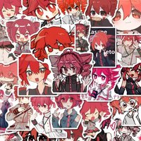 60pcs Kasane Teto Sticker Anime Figures Manga Cartoon Kawaii Waterproof Graffiti Stickers Phone Journaling Water Cup Decor Props