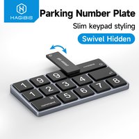 Hagibis Car Temporary Parking Phone Number Plate Parking License Aluminum Creative Parking Telephone Number Card Accessories