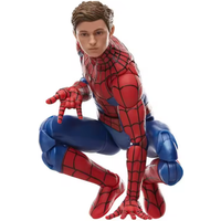Figurka akcji Legends Tom Holland Spider-Man w skali 1/12, retro model Spider-Mana na kartonowej opakowaniu, kolekcjonerskie ozdoby dekoracyjne.