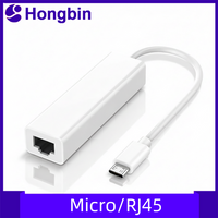 Micro USB Android Tablet with Built-In Wired Network Card And Independent MAC Address Micro to RJ45 Adapter