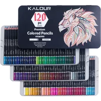 Cross Border New 120 Color Oil Color Lead Iron Box Set