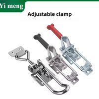 304 Stainless Steel Quick Fixture Snap Fastener Adjustable Heavy-Duty Lock Hook Clamp Door Bolt Type Clamp