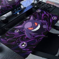 Anime Gengar Large Mouse Pad Gamer Pokemon Keyboard Mouse Mat XXL Carpet Rubber Tapis Souris Gaming PC Mousepad Desk Accessories