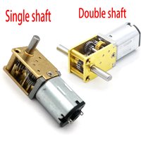 Micro Mini moteur à engrenages N20 DC 3V 6V 12V 4-381 tr/min, moteur de réduction d'engrenage électrique en métal à couple élevé, moteur à engrenages à vitesse lente, boîte de vitesses