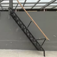 Side wall against Folding stairs Household loft special ladder Telescopic Interior apartment