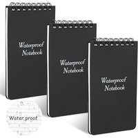 Waterproof Small Notebook Tactical All Weather Pocket Notepads Mini Spiral Memo Pad Note Pads For Outdoor Home Office School Gif