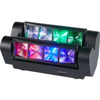 Spider Moving Head Light 8x10W LEDs Beam DJ Lights RGBW Sound Activated and DMX-512 Control for Party Pub Festival Disco Show We