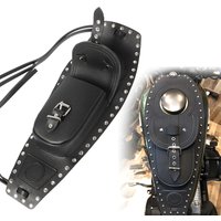 PU Leather Fuel Tank Bag Gas Tank Pad Cover Fits For Harley Davidson Sportster 883 1200