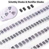 100pcs/2000pcs SS26 SS310 M5 Schottky Diodes & Rectifier Diodes Assortment Kit SS34 M7 M1 M4 RS1M RS2M US1M SF14 SS12 SS110 SS12