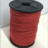 50M Red Polyethylene Marking Line for Greenhouse Vegetable Climbing Gardeners Builders Horizontal Pull Ropes Construction Marker