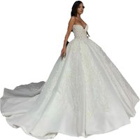 Customized Gorgeous Wedding dress Beaded V-neck Sweetheart Off Shoulder Wedding Party dress amanda novias 2025 Vestidos de novia