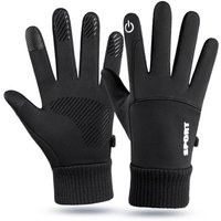 AliExpress NONE Winter Warm Full Fingers Waterproof Wind proof Cycling Outdoor Sports Running Motorcycle Ski Touch Screen Fleece Gloves