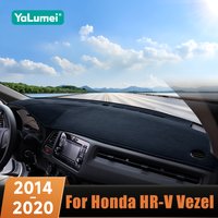 For Honda HR-V HRV HR V 2014 2015 2016 2017 2018 2019 2020 Car Dashboard Cover Avoid Light Pad Instrument Panel Mat Case Carpets