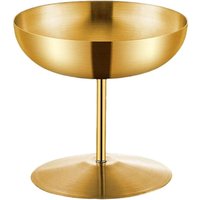Stainless Steel Ice Cream Cup Dessert Dish Bowl Elegant Fruit Salad Bowl Serving