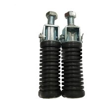 Universal Motorcycle Rear Footpegs 1 Pair 10mm Thread Pillion Footrests Foot Pegs Rests for Bike Cruiser Scooter