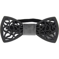 Vintage Wooden Bow Tie For Men Retro Hollow Out Fashion Wood Neck Strap Wedding Pattern Bowtie Gravata Corbatas Accessorries