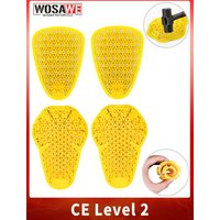 AliExpress WOSAWE CE Level 1/2 Motorcycle Pants Jeans Insert Protective Gear MTB Anti-Fall Knee Hip Protection Motorbiker Racing Kneepads