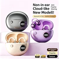 OWS Earclip Type Bluetooth Earphone Wireless Headset LED Digital Display Mega Bass 9D Surround Sound Game Low-delay For iPhone