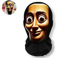 AliExpress NONE NEW 3D Printed Full Face Mask TungTungTung Sahur Mesh Mask For Men Party Supplies Funny Cosplay Props Novel