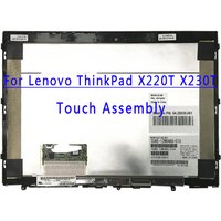 12.5 inch 1366x768 IPS 40pins LVDS LP125WH2-SLB1 SLB3 LCD Screen Assembly With Touch For Lenovo Thinkpad X220 X220T X230 X230T