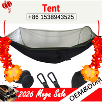 Waterproof Breathable Camping Hammock Tent with Mosquito Net Rain Cover Quick Setup Heavy Duty for Backpacking Beach Travel