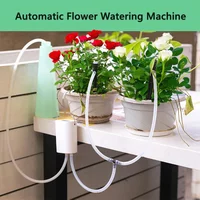 Double Pump Drip Irrigation System Intelligent Automatic Watering Timer Smart Plant Watering Device Controller Garden Use