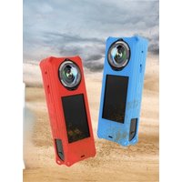 Silicone Protective Cover for Insta360 X5 Accessories Precise Hole Slots Protective Cover Insta 360 Motorcycle Accessories