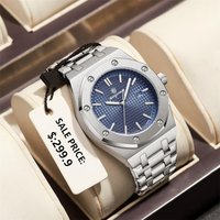 PAAZOMU Luxus Quarz Herren Armbanduhr Sport Männer Uhren Wasserdicht Leuchtend Datum Woche Edelstahl Herrenuhr Männlich Reloj+Box
