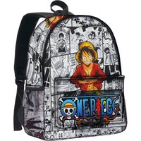 One Piece Schoolbag Pencil Box Cartoon Boy Girl Backpack Youth Large Capacity Portable Rucksack Fashion Anime Student Backpack